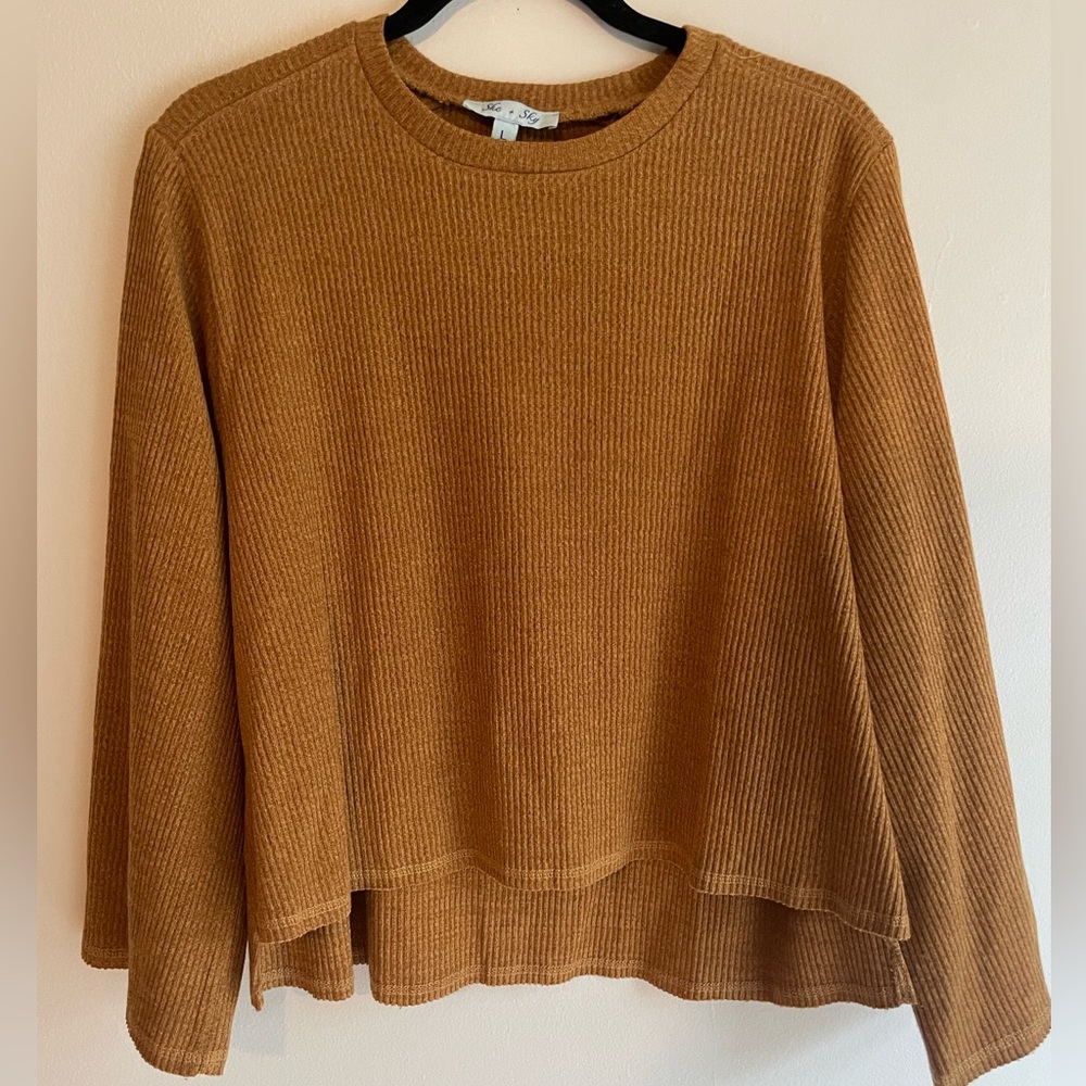 Rustic yellow along Sleeve Shirt